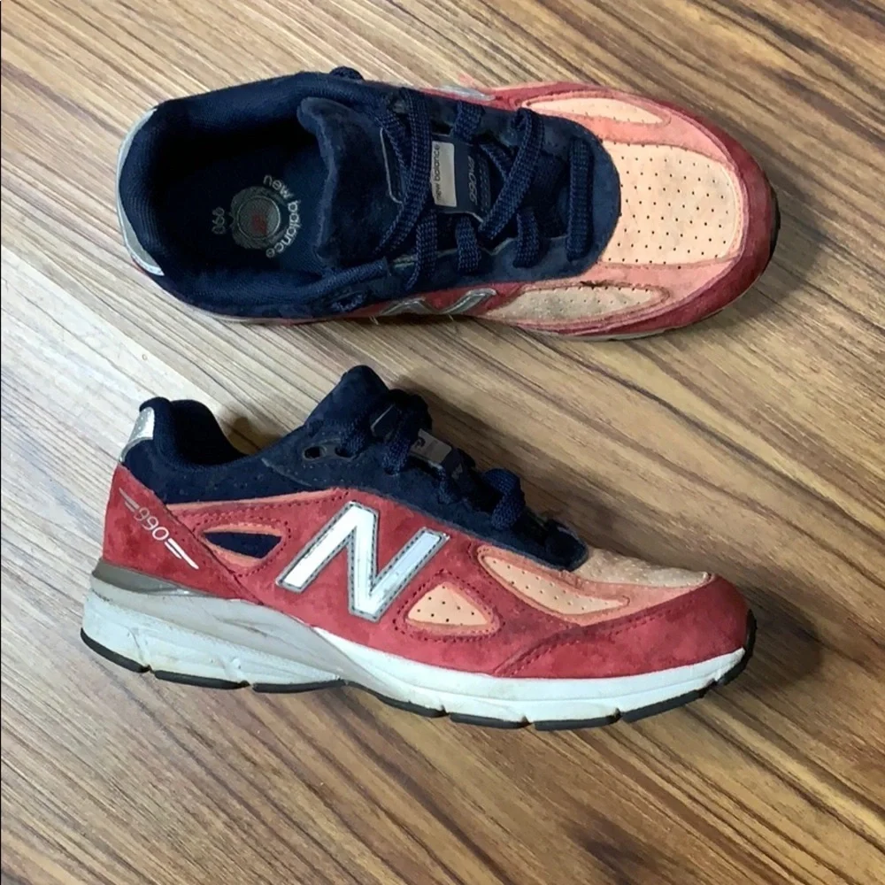 New Balance 990v4 Copper Rose Kids